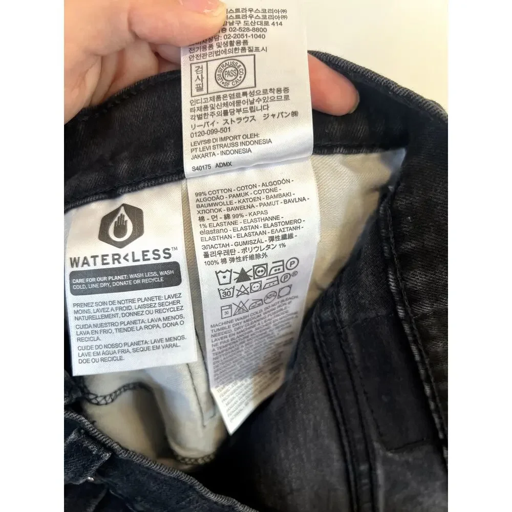 Levi’s 541 Athletic Taper Black Wash Jeans Men’s 34x32 Stretch Denim